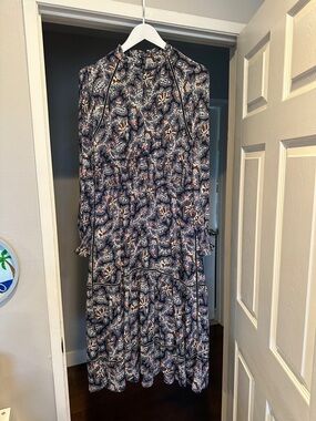 ME+EM tiered midi dress US 12